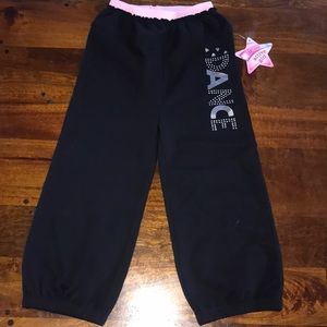 Moret active girl cropped joggers dance M 8 10